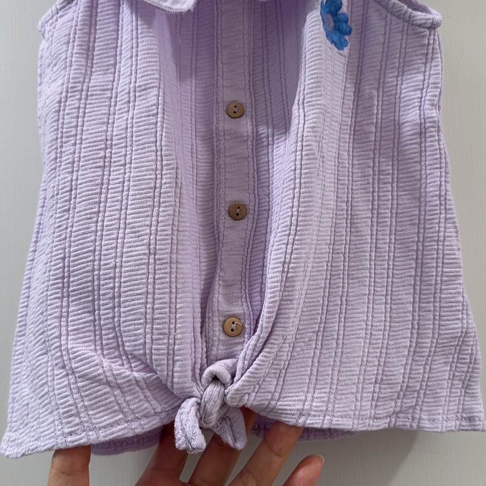 Zara Purple Sleeveless Top - Picture 5 of 6
